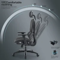 Lakosha High Back Mesh Ergonomic Task Chair - Image 8