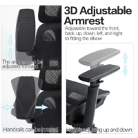 Lakosha High Back Mesh Ergonomic Task Chair - Image 7