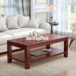 Executive mahogany coffee table