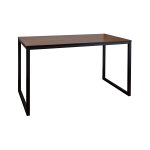 1.2 meters mini-conference table- with four metallic legs and a spacious top space.