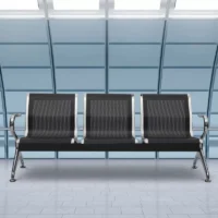 3-Link metallic office bench