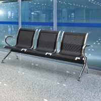 3-Link metallic office bench - Image 2