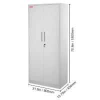 2-Door metallic office cabinet - Image 4