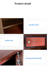 Fireproof Ati-Drill Steel Safe Box - Image 6