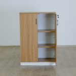 2-Door wooden credenza cabinet