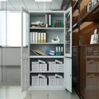 2-Door metallic office document cabinet - Image 3