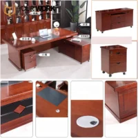 1.8m Executive office desk - Image 4