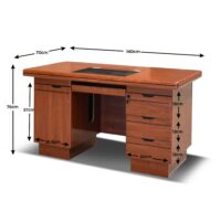 1.2M Executive Office Desk - Image 4