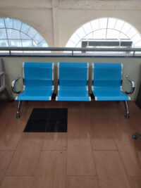 3-link metallic waiting bench - Image 2