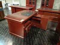 1600mm executive office table (Mahogany) - Image 8