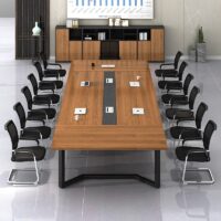 12 - 14 seater office boardroom table - Image 2
