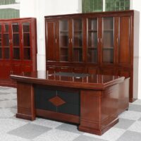 160cm L-shaped executive office desk - Image 3