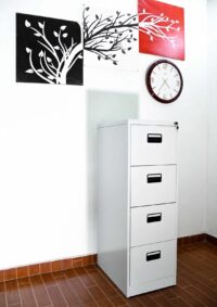 4 Drawers metallic filling cabinet - Image 5