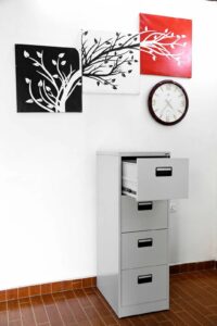 4 Drawers metallic filling cabinet - Image 2