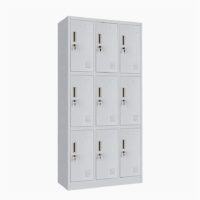 9-Locker steel office cabinet - Image 2
