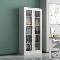 2-Door Metallic Display Cabinet - Image 2