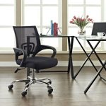 Secretarial mesh back office chair