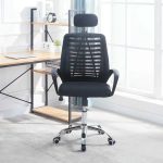 Headrest executive office chair