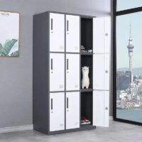 9 Locker Office Filing Cabinet - Image 4