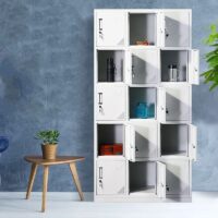 15-Locker Steel Office Cabinet - Image 4