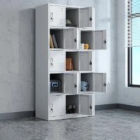 15-Locker Steel Office Cabinet - Image 5