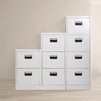 3-Drawer Steel Office Cabinet - Image 3