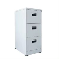 3-Drawers Metallic Office Cabinet - Image 4