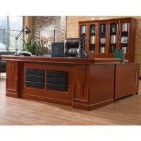 wooden veneer table design- 1.8 meters - Image 4