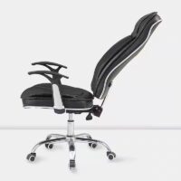 Modern Swivel Leather Chair - Image 3