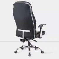 Modern Swivel Leather Chair - Image 4