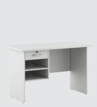 Empire Writing Table in Frosty White Finish - Image 5