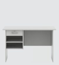 Empire Writing Table in Frosty White Finish - Image 4