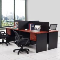 Office workstation with storage - Image 2