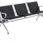Heavy duty padded waiting bench.