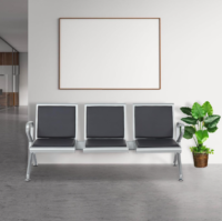 3 link Heavy duty padded bench
