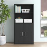 2-Door storage credenza cabinet