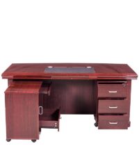 L-shaped boss office executive table - Image 2