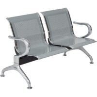 Two seater office reception bench - Image 2