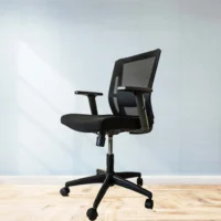 ErgoMesh Mid-Back Black Office Chair
