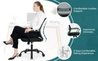 Strong mesh study/ office seat - Image 5