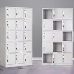 15-Lockers steel office storage cabinet