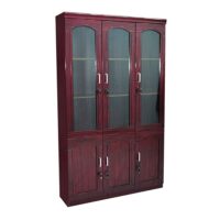 3-Door wooden office cabinet - Image 2