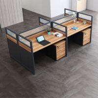 4-Way Modular Office Workstation - Image 2