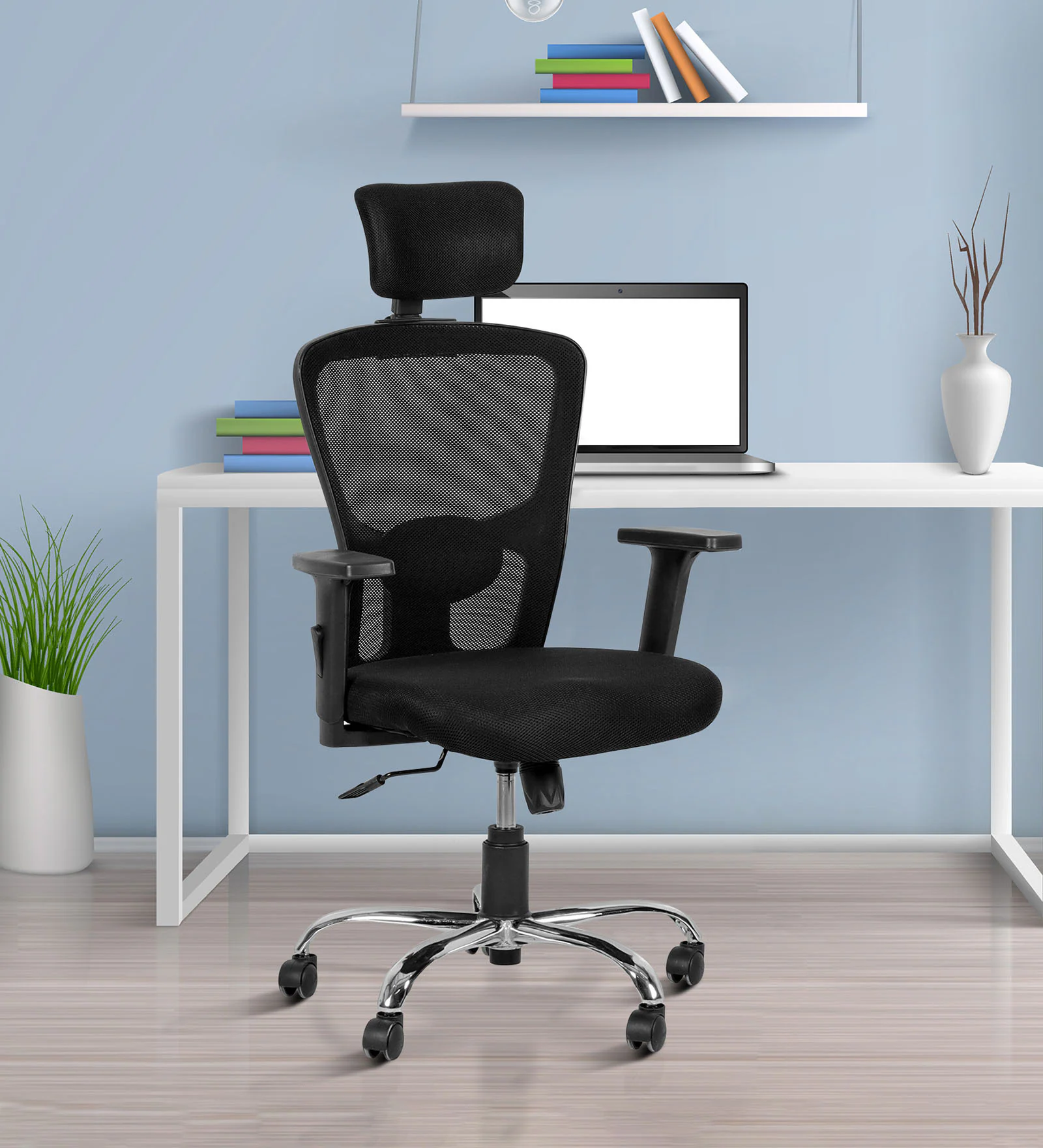 jazz-ergonomic-chair-in-black-colour-by-trevi-furniture-jazz-ergonomic-chair-in-black-colour-by-trev-lqd2ig.webp High-back generic ergonomic seat - Image 1