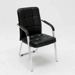 Leather conference visitor's chair