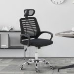 Headrest executive office chair