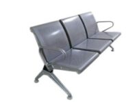 3-link heavy duty non-padded waiting bench - Image 2