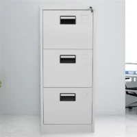 Three drawers steel office cabinet