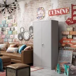 2-Door metallic office cabinet