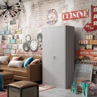 2-Door metallic office cabinet